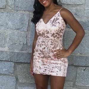 Sequin mini dress
